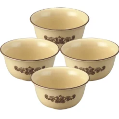 Pfaltzgraff® Village Set of 4 Deep Soup Cereal Bowls- Soup Cereal Bowls