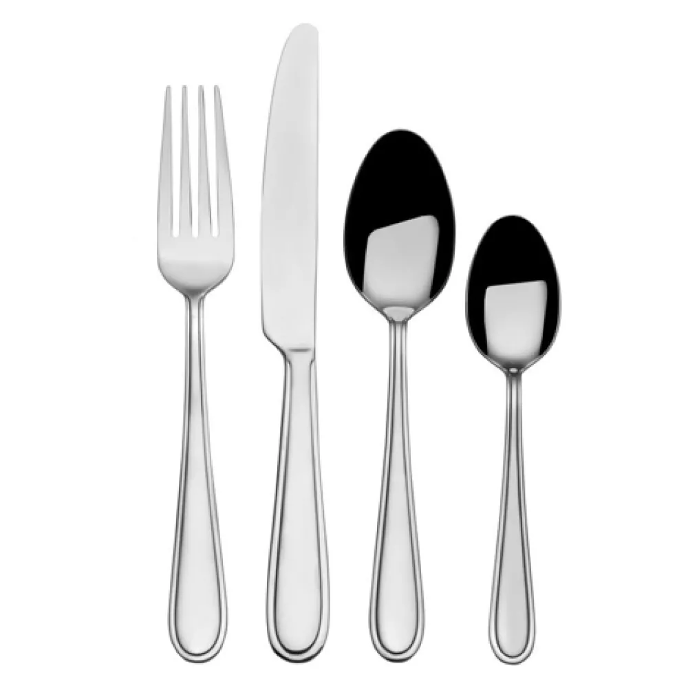 Pfaltzgraff® Westfield 16 Piece Flatware Set with Wire Caddy, Service for 4- Sets