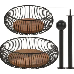 Gourmet Basics® Westfield 2 Tier Storage Basket- Fruit And Storage Baskets