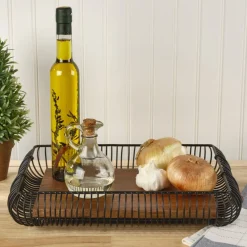 Gourmet Basics® Westfield Rectangular Fruit Storage Basket- Fruit And Storage Baskets