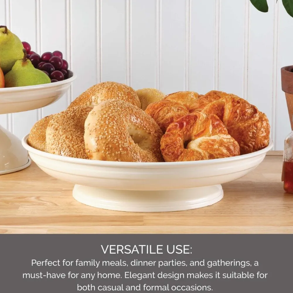 Towle® Living White Metal Lazy Susan- Lazy Susans