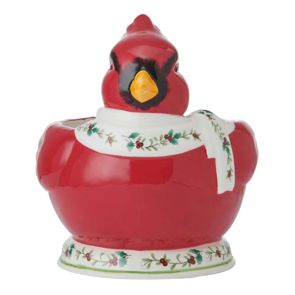 Pfaltzgraff® Winterberry® Cardinal Candy Bowl- Serve Bowls