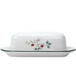 Pfaltzgraff® Winterberry® Covered Butter Dish- Butter Dishes