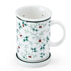 Pfaltzgraff® Winterberry® Covered Mug with Tea Infuser- Teacups