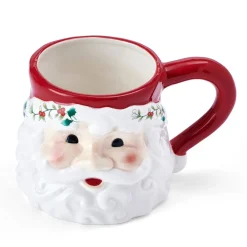 Pfaltzgraff® Winterberry® Santa Figural Mug- Coffee Mugs