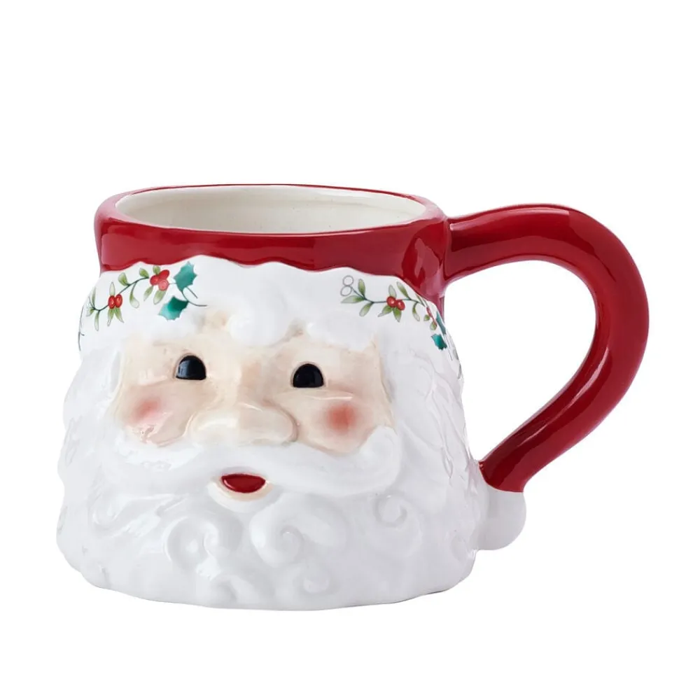 Pfaltzgraff® Winterberry® Santa Figural Mug- Coffee Mugs