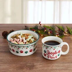Pfaltzgraff® Winterberry® Sentiment Mug and Pet Bowl Set- Coffee Mugs