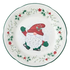 Pfaltzgraff® Winterberry® Set of 4 Gnome Salad Plates- Salad Plates