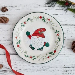 Pfaltzgraff® Winterberry® Set of 4 Gnome Salad Plates- Salad Plates