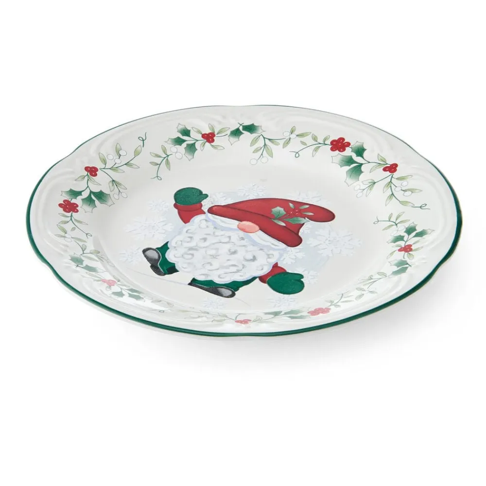 Pfaltzgraff® Winterberry® Set of 4 Gnome Salad Plates- Salad Plates