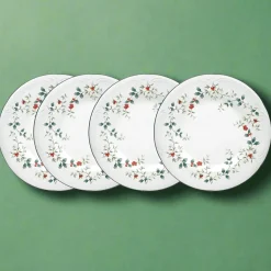 Pfaltzgraff® Winterberry® Set of 4 Luncheon Plates- Salad Plates