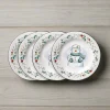 Pfaltzgraff® Winterberry® Set of 4 Snowman Salad Plates- Salad Plates