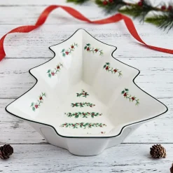 Pfaltzgraff® Winterberry® Tree Serve Bowl- Serve Bowls