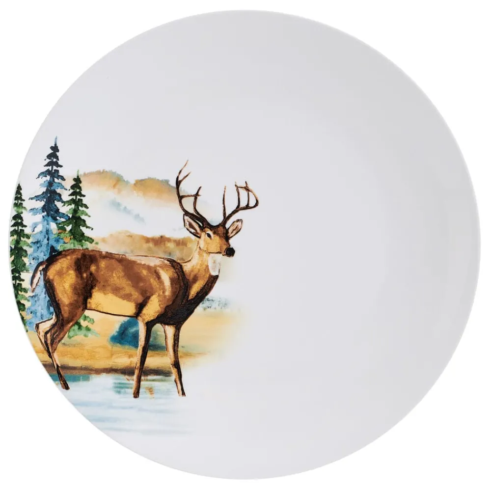 Studio Nova Woodland Animals 12 Piece Dinnerware Set, Service for 4- Dinnerware Service For 4
