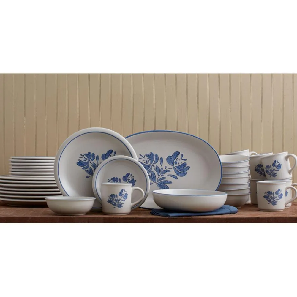Pfaltzgraff® Yorktowne Service for 8 with Serveware- Dinnerware Service For 8
